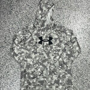 Under Armour Gray Camo Kids Hoodie